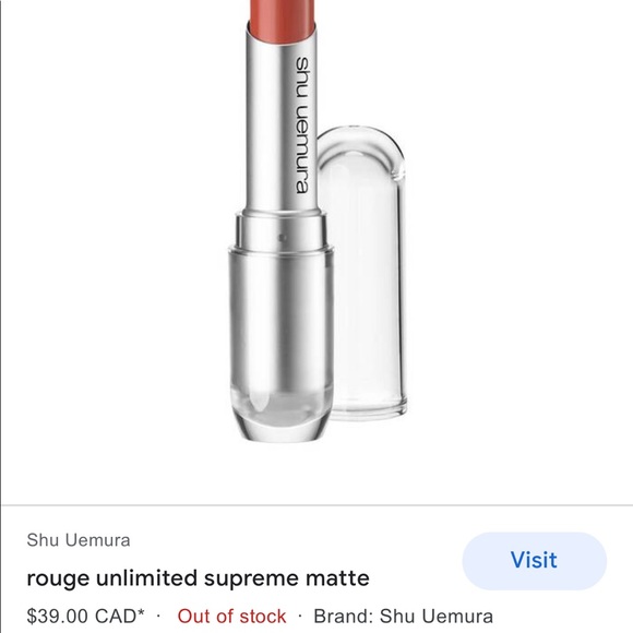 Shu uemura matte lip stick - color pk355 - Picture 3 of 4